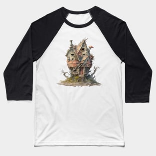 Goblincore house creepy cute house Baseball T-Shirt